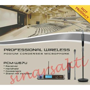 Mic wireless Podium / meja KREZT PCM W67U ( Liat foto ke 2 )