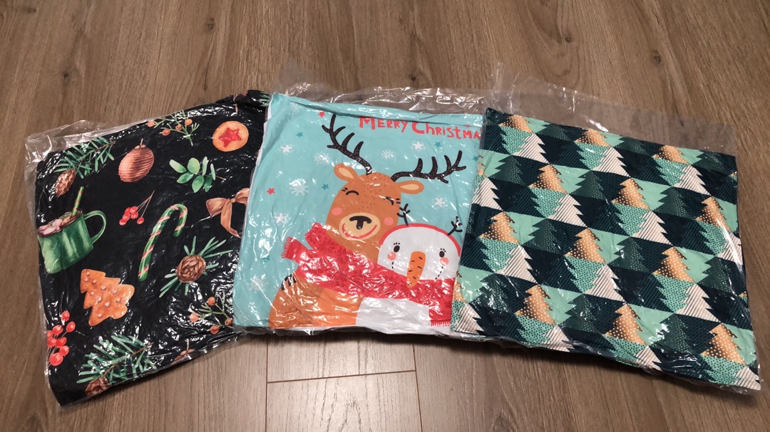 Bantal Natal Christmas 40x40cm Tartan Rusa Elegan