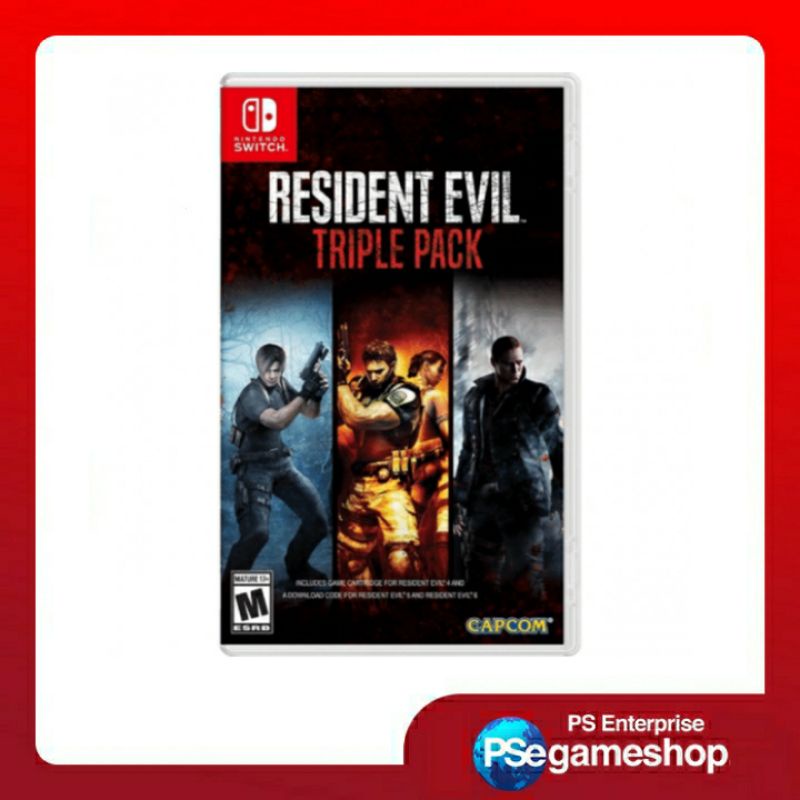 Nintendo Switch Resident Evil Triple Pack (AS / Inggris)