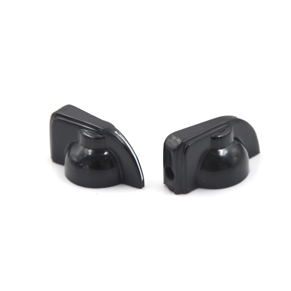 High cost performance 5Pcs 6mm Black Shaft Hole Dia bakelite Potentiometer Pot Pointer Knobs Caps