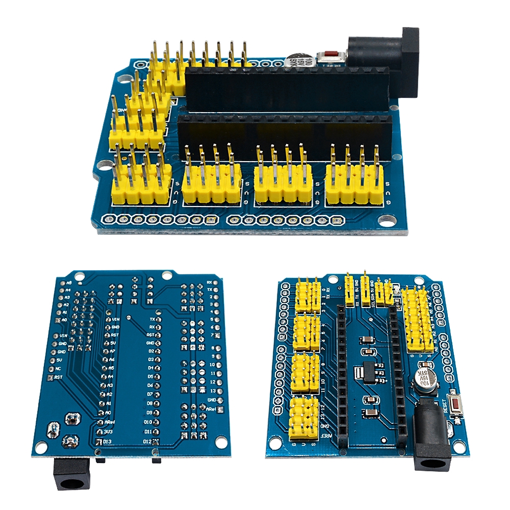 〖Factory Supplier/COD〗Board Expansion Board Sensor Shield Nano I / O Untuk Arduino R1 Nano 3.0