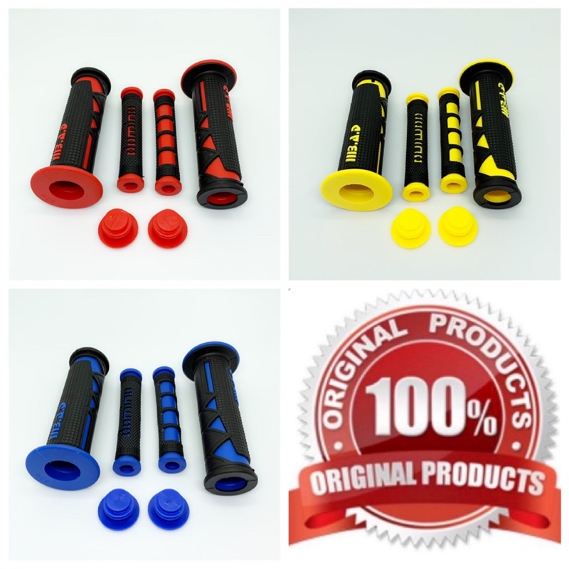 {PAKET 2 in 1} HANDGRIP BAD SHARK + KARET HANDLE REM UNIVERSAL