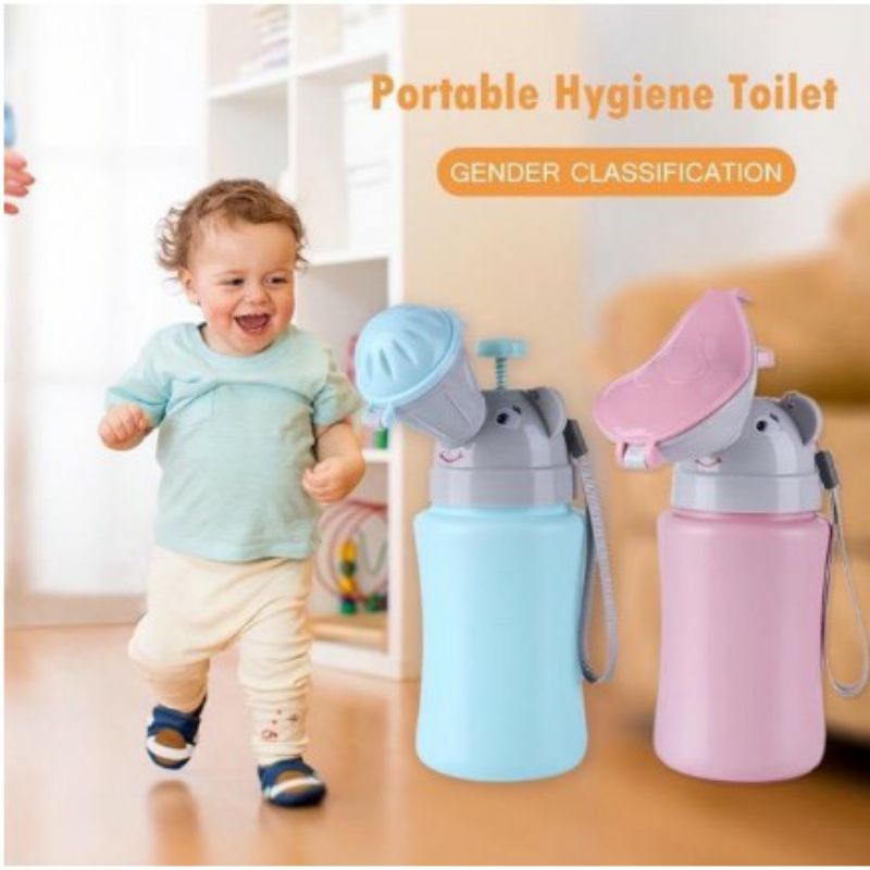 ~ PIYOSHI08 ~ Travel Urinal Potty Pee Bottle / Portable Hygienic / Botol Pipis Anak Travel Pispot MA35