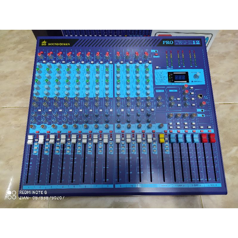 Mixer Soundqueen PRO TWO-X12 6tone, 4aux Original(zian audio)