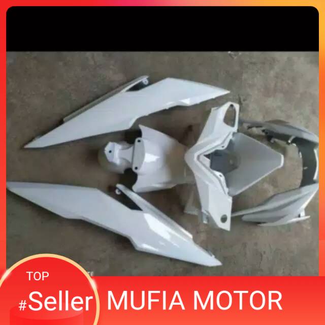 Cover body halus beat new putih