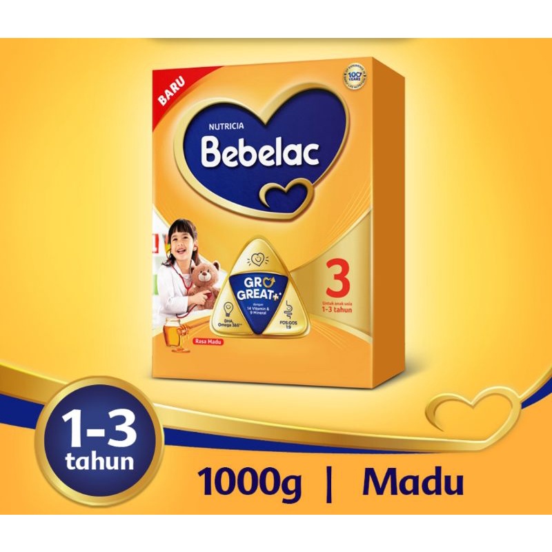 Bebelac 3 Madu 1000gr