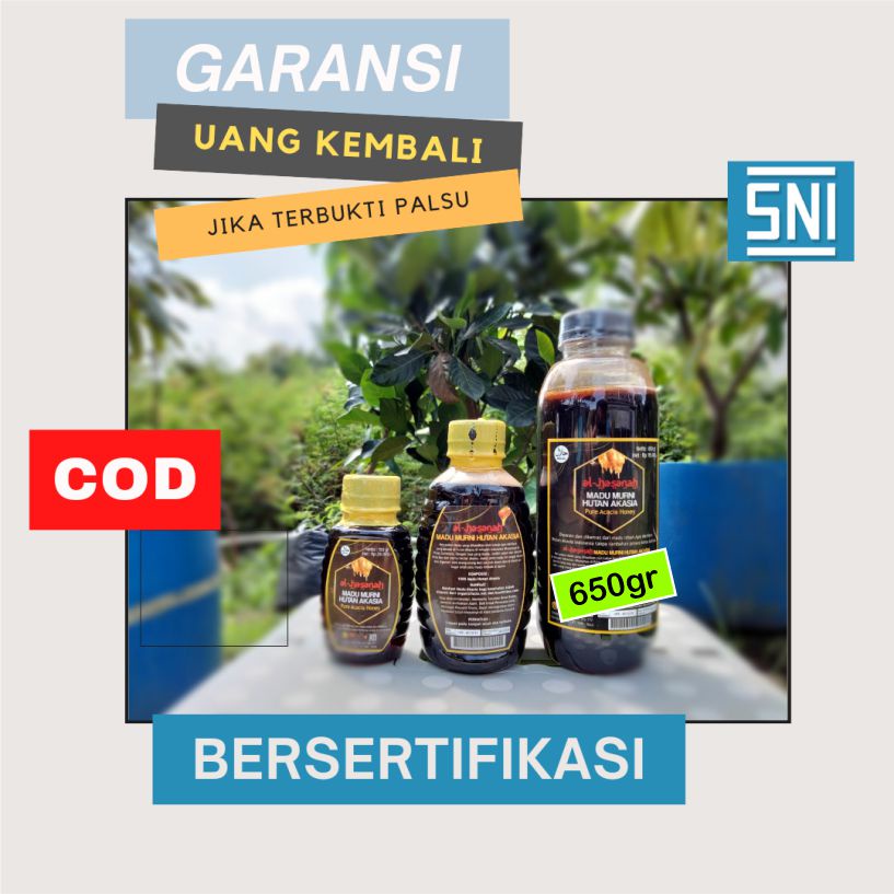 

Madu Murni Asli Hutan Akasia Riau Kemasan 650 gram