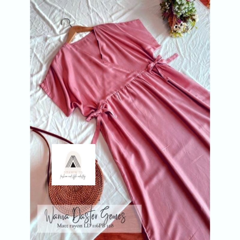 Daster Gamis 7/8 Crinckel Airflow || Daster Gamis Crinkel Wanita