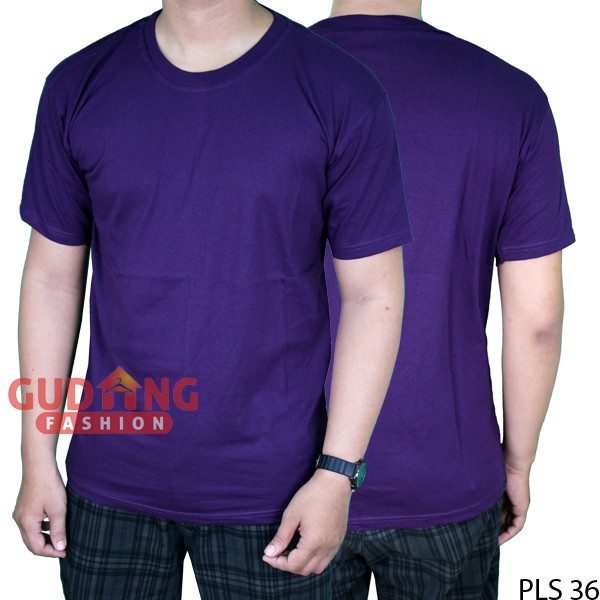 Kaos Pria Lengan Pendek Polos PLS 36