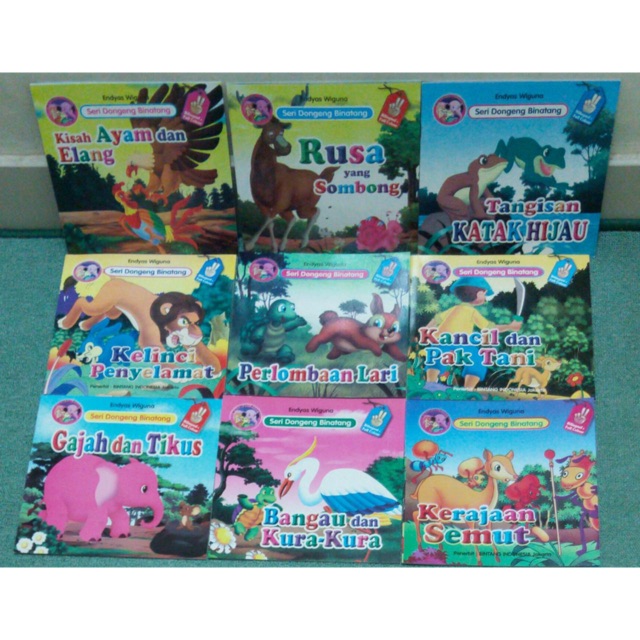 Buku Cerita Anak Seri dongen binatang