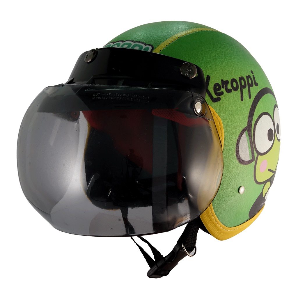 Helm Anak Bogo 2 3 4 5 6 Tahun Retro Junior Cowok Keren Motif Keropi