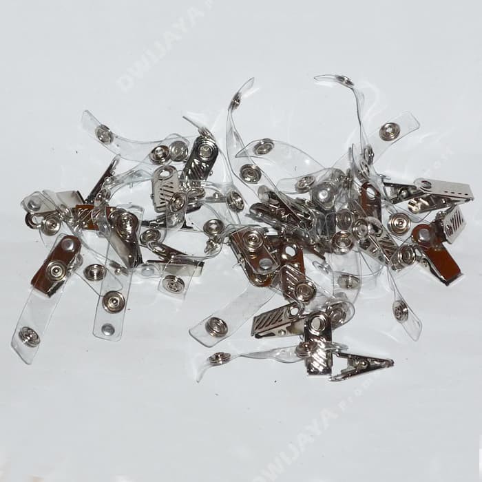 

gk JEPITAN ID CARD /JEPITAN NAME TAG / JEPITAN GARIS ID CARD BESI isi 100PCS