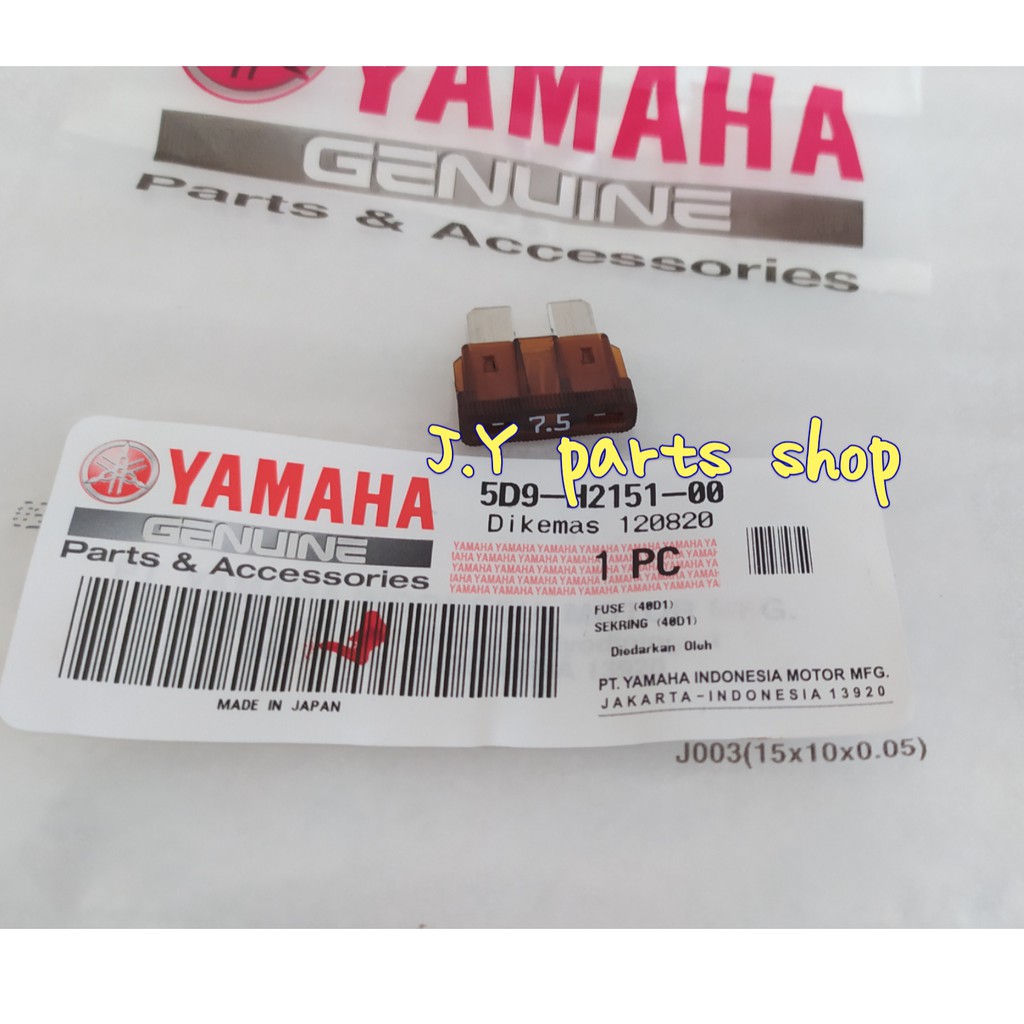 SIKRING TANAM BESAR 7.5A 7.5 A AMPER LEXAM MX KING ORIGINAL YAMAHA 5D9-H2151-00