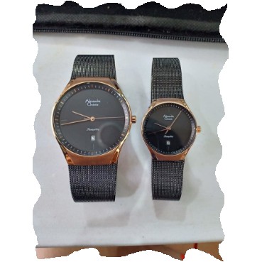 ALEXANDRE CHRISTIE COUPLE ORIGINAL AC 8571 ROSEGOLD BLACK