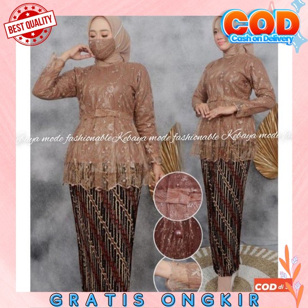 Stlan Baju Adat One Set Kondangan Kebaya Wanita Model Terbaru Baju Kebay Wnta Remaja Set Kebaya Cewe