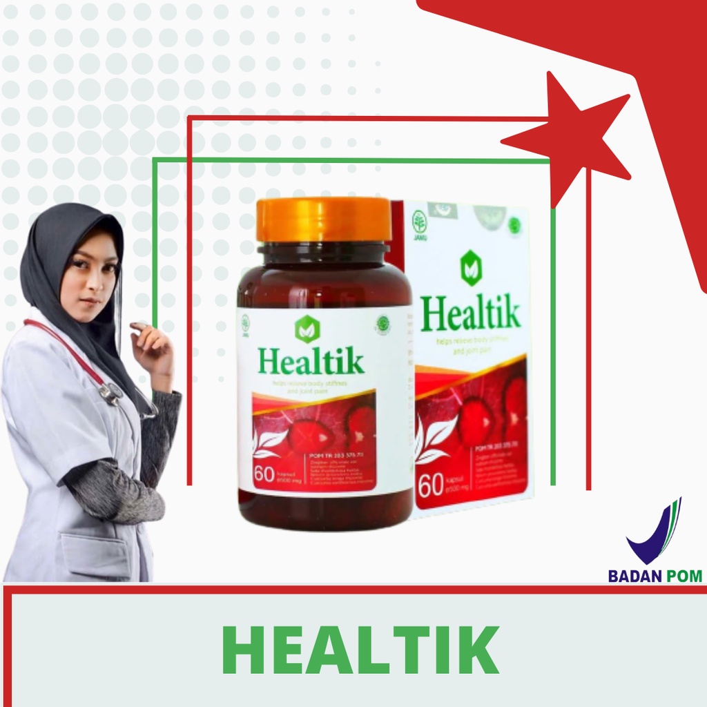 HEALTIK | ASLI ORIGINAL OBAT UNTUK NYERI SENDI REMATIK ASAM URAT HERBAL 100% | HEALTIK ASLI ORIGINAL