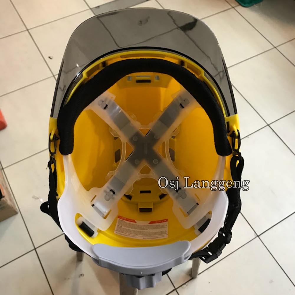 Helm Safety Leopard ABS LPHL 0295 / Helm Safety Proyek Leopard ABS LPHL 0295 Warna Kuning