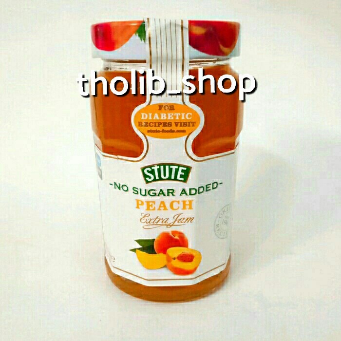 

Stute no sugar peach extra jam 430 gr