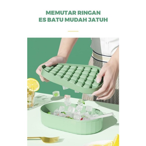 cetakan ES BATU LAYER + PENUTUP ice cube