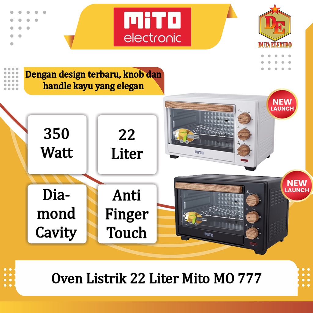 Oven Listrik 22 Liter Mito MO 777 Mitochiba