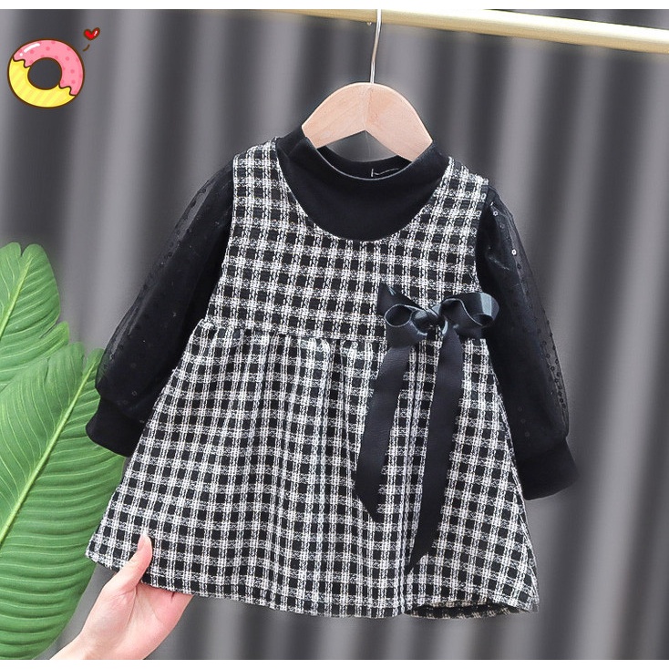 Dress Anak Perempuan Korea Import / Setelan Baju Anak Cewek / Baju Anak Perempuan
