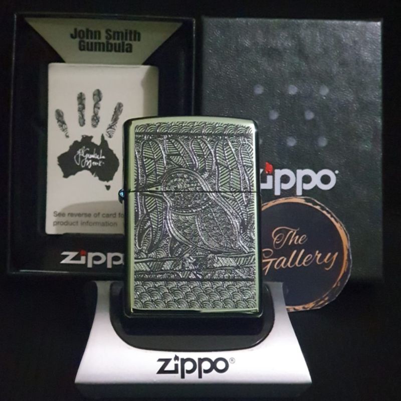 ⭐⭐⭐⭐⭐ 49611 ORIGINAL ZIPPO JOHN SMITH GUMBULA BIRD