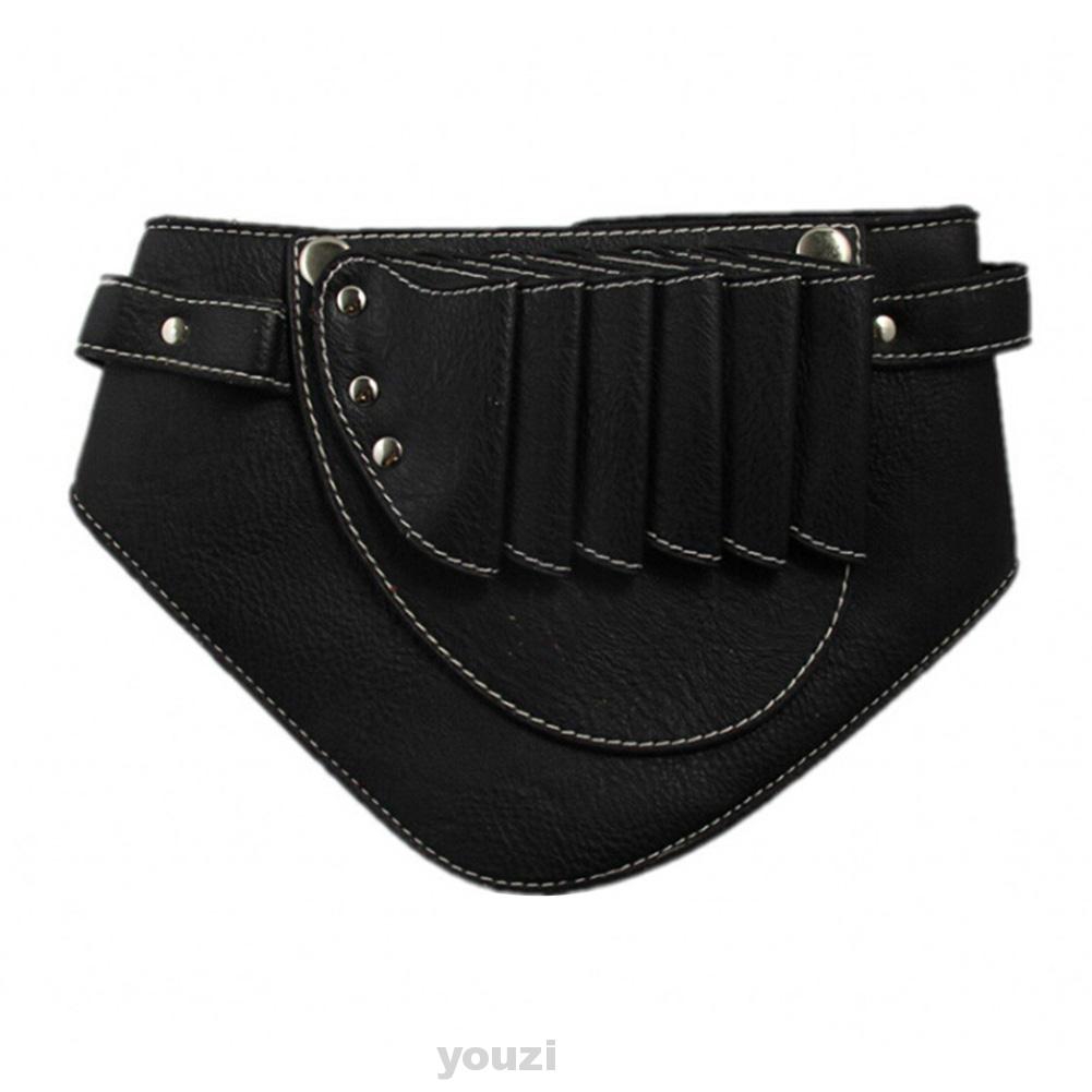 Barber Scissor Bag Hairdressing Tool Pu Leather With Belt