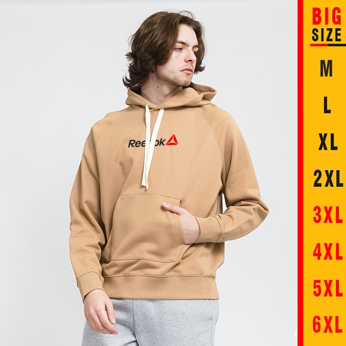 Jaket Olahraga Pria Big Size M L XL XXL XXXL XXXXL XXXXXL Beige