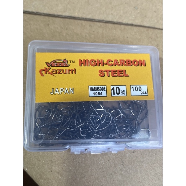 Kail pancing box series kecil Marusode Kazurri High Carbon Steel-Kzri 1054 size 10