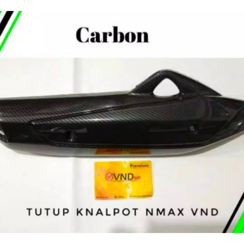 cover tutup knalpot carbon Yamaha nmax 155 old pnp