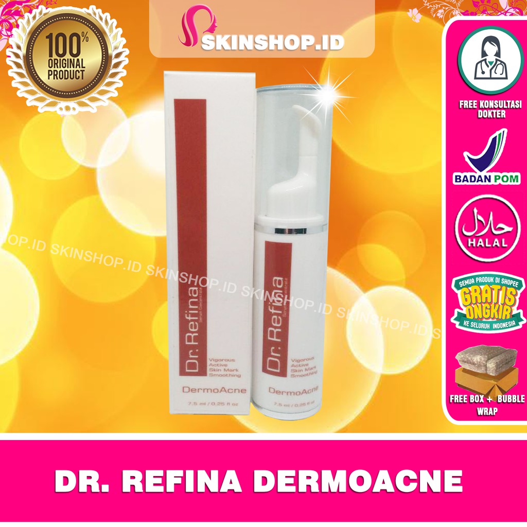Dermo Acne Dr Refina 7,5ml Original / Serum Jerawat BPOM Aman