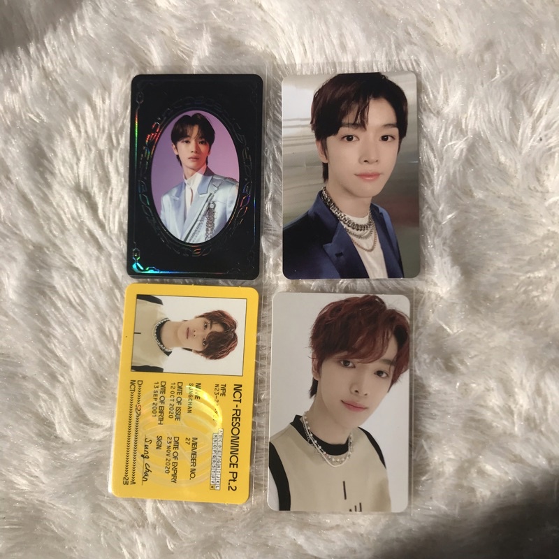 [ NCT ] Sungchan id card selca departure yb future photocard