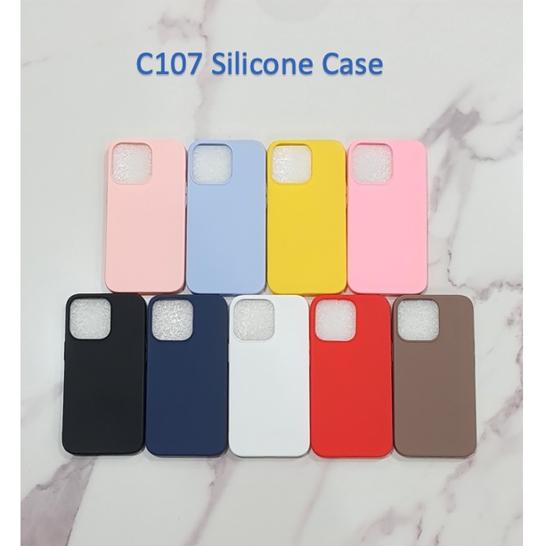 C107 Iphone 13 Mini 13 Pro Max Colourful Ultrathin Silicone Matte Case