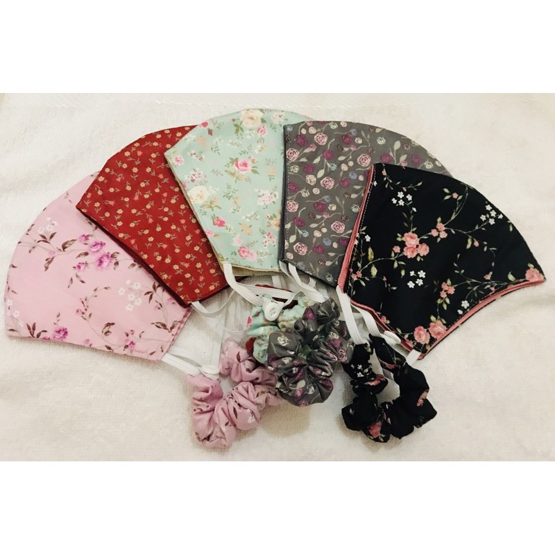  Masker  Kain  Motif Masker Kain  Bolak Balik Masker  Katun 