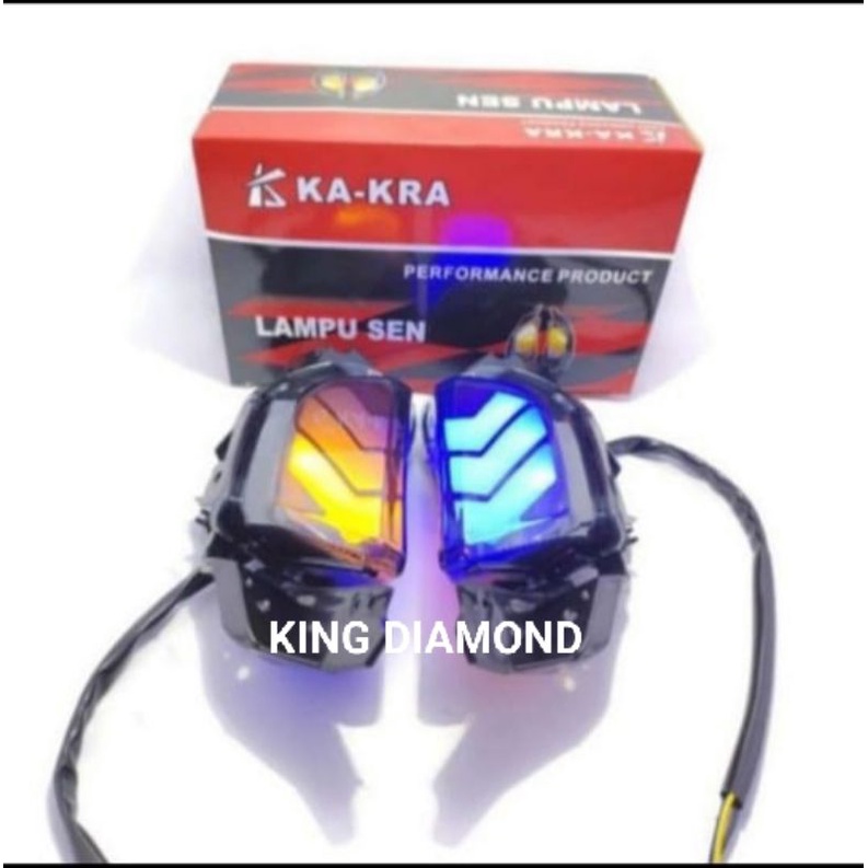 Lampu sen Depan Nmax New 2020-2021 Merk KA-KRA  senja biru - sen kuning