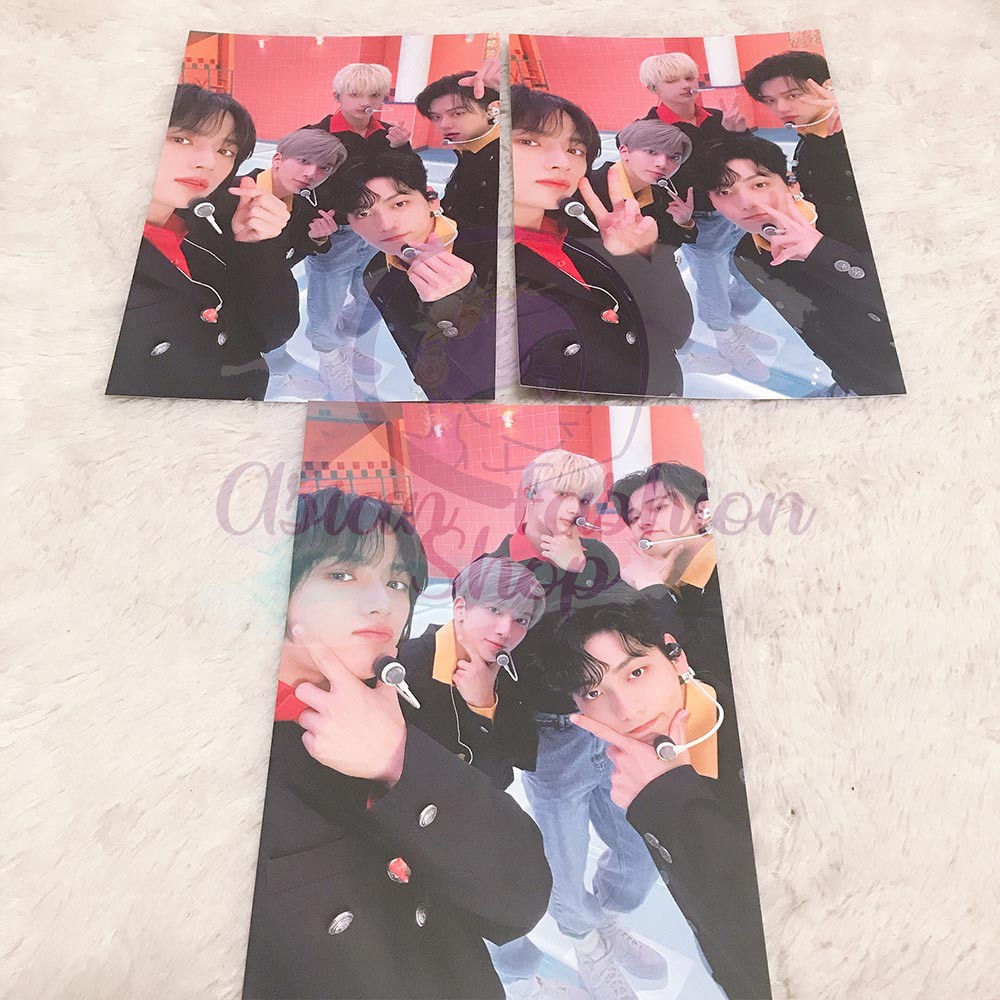 TXT FREEZE Official Mini Poster / Postcard Lucky Draw part 2 Soundwave / M2U Record / Powerstation