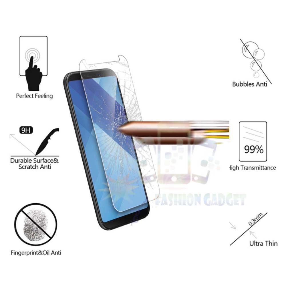 Tempered Glass Samsung Galaxy A8 Plus 2018 / Anti Gores Kaca Samsung A8+ / Screen Protector Guard TEMPER GLASS SAMSUNG A8 PLUS