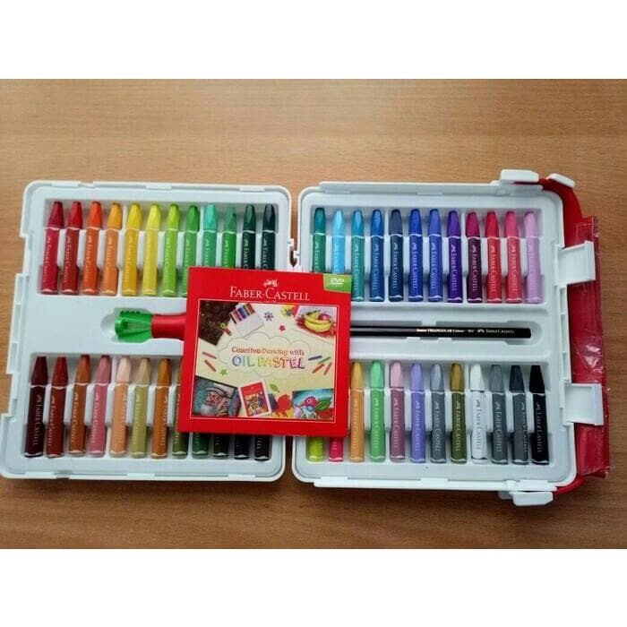 

PASTEL-DRY-OIL- CRAYON OIL PASTEL 48 WARNA FABER CASTELL -OIL-DRY-PASTEL.