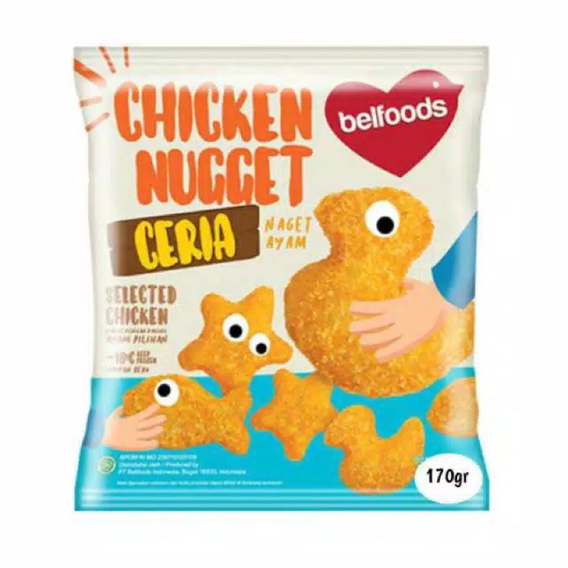 

Belfoods Chicken Nugget Ceria 170gr & 500gr