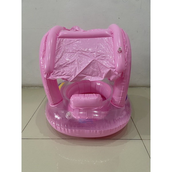 BAN PELAMPUNG RENANG ANAK DENGAN TUTUP SINAR DAN PEGANGAN