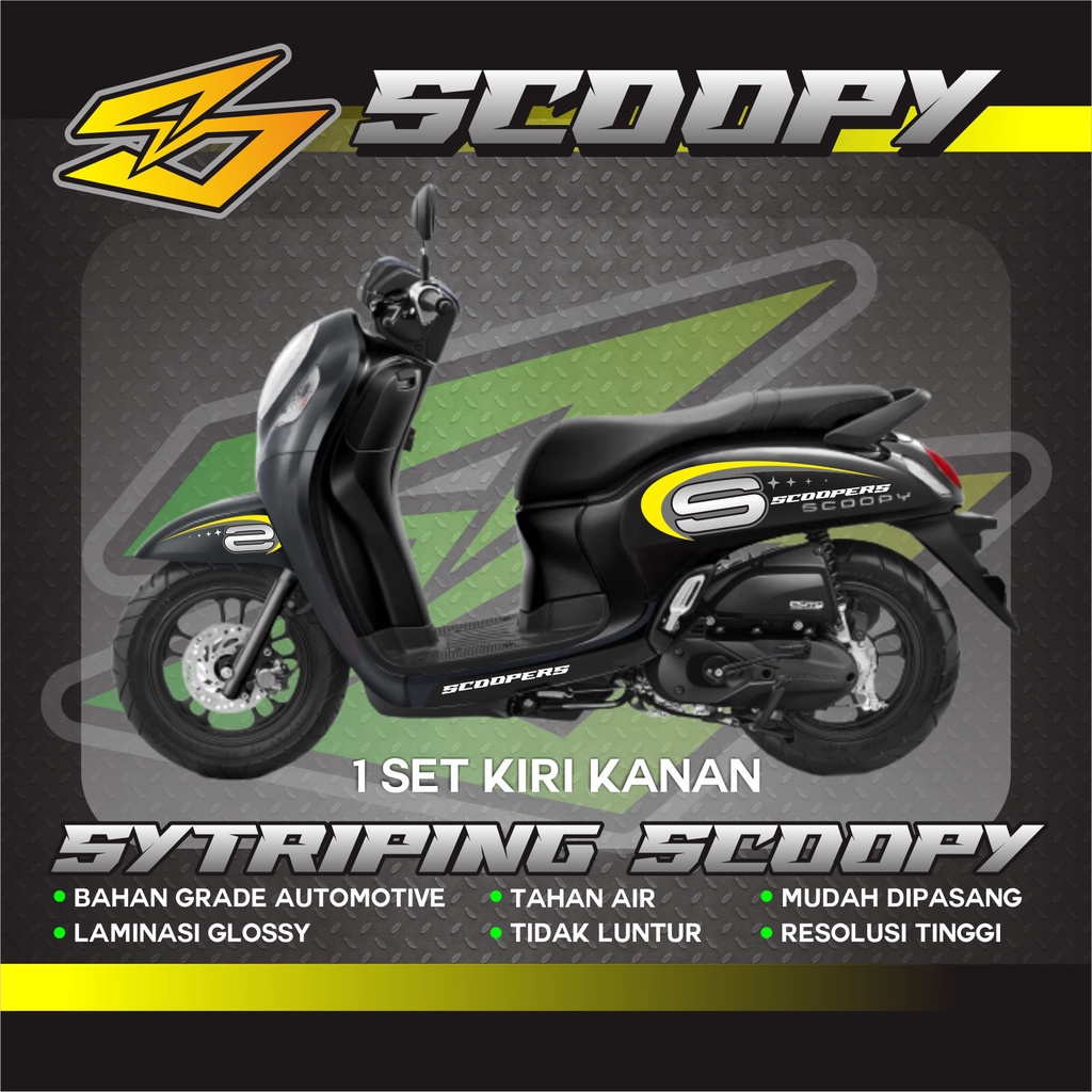 STRIPING VARIASI MOTOR SCOOPY ALL SCOOPY / DESIGN 2022 01
