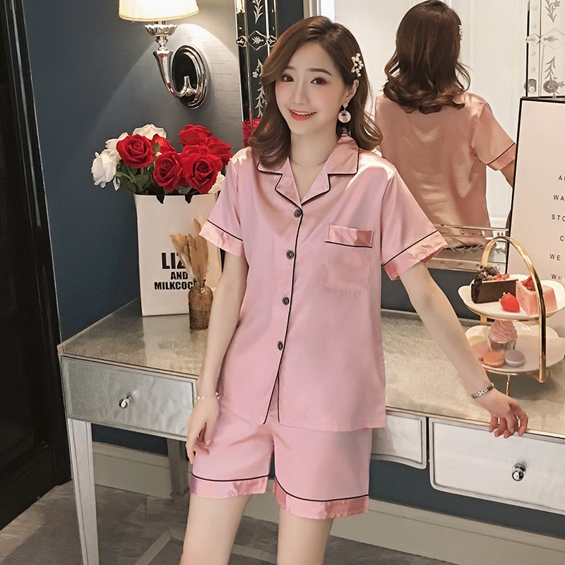 Baju tidur piyama wanita bahan import murah seserahan sleepwear BTB005 import