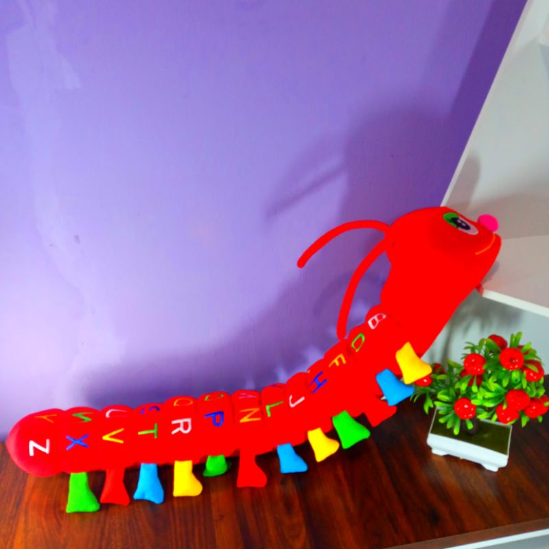 BONEKA ULIL/ULAT ABJAD PANJANG 85CM