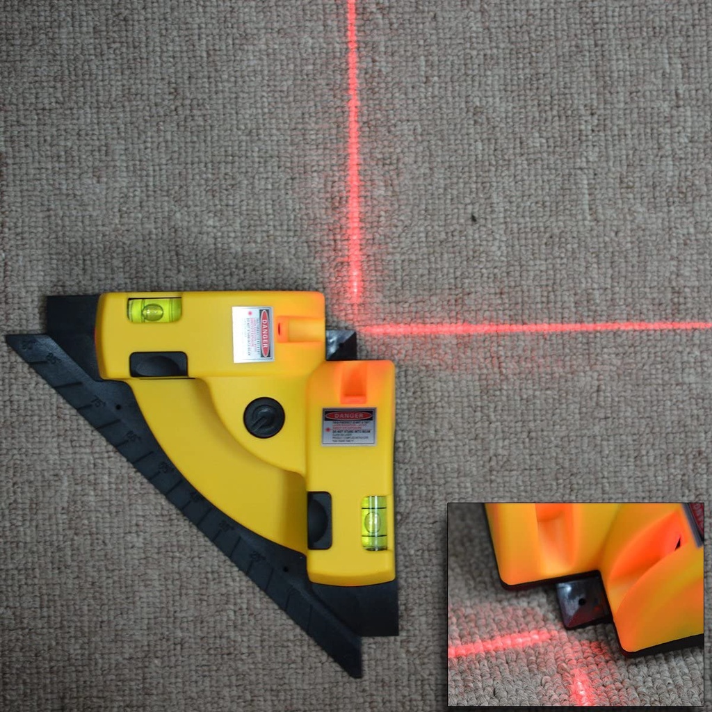LV-01 Proyeksi Garis Laser Alat Ukur Siku Laser Sudut Horisontal Vertikal 90-3