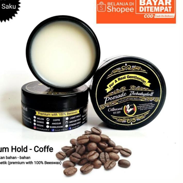 Flash Sale KODE-288 pomade thebabydoll |pomade grosir oilbased | aroma kopi pomade murah