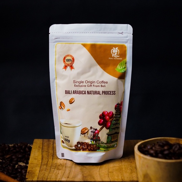 

Kopi Bali Arabika King Kintamani Natural Proses 250 gram/ 100% Arabika Kintamani