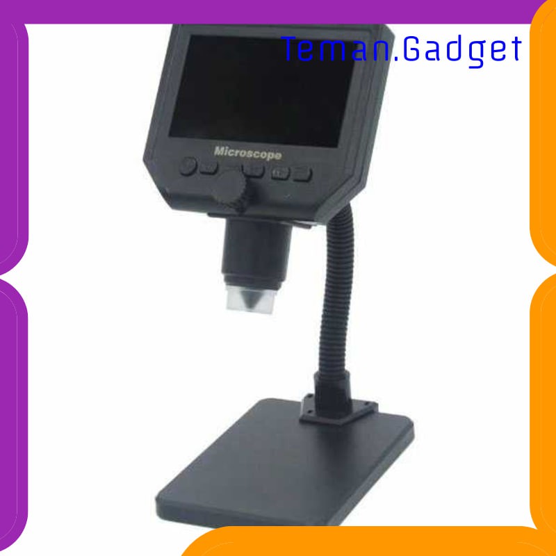 TG-DE288 Mikroskop Digital 3.6MP 600X dengan Monitor &amp; Fleksibel Stand - G600