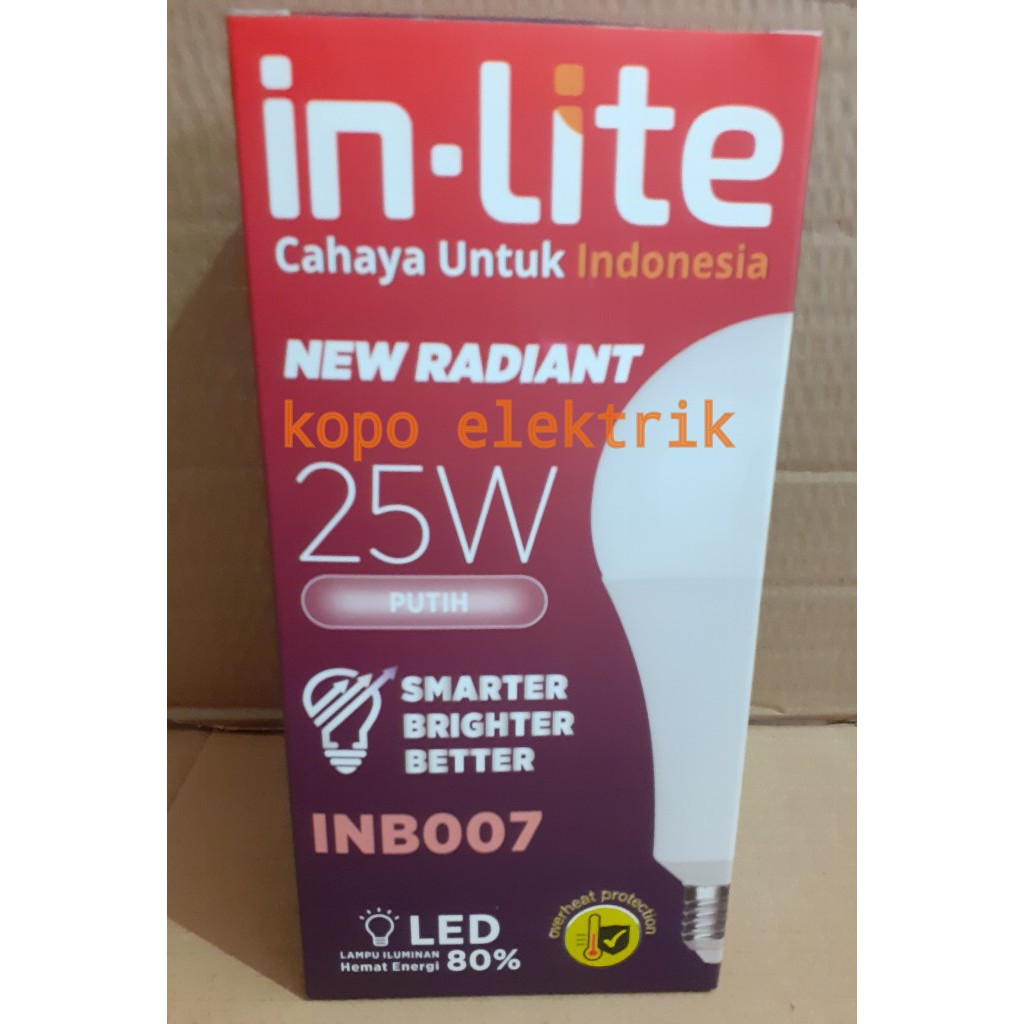 Inlite Lampu Bulb 25 w / Lampu Inlite 25 watt