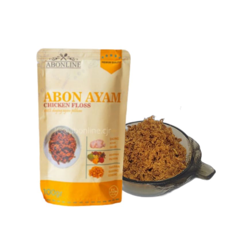 

ABONLINE Abon Ayam Original Makanan Ringan 100 Gram Kualitas Premium