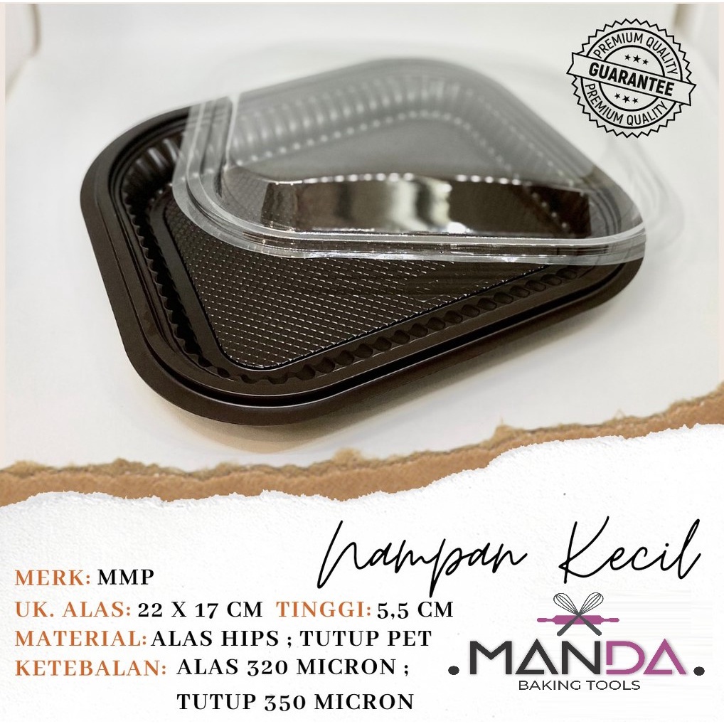 5 Pcs Mika nampan kecil mika hantaran kue nampan 1722